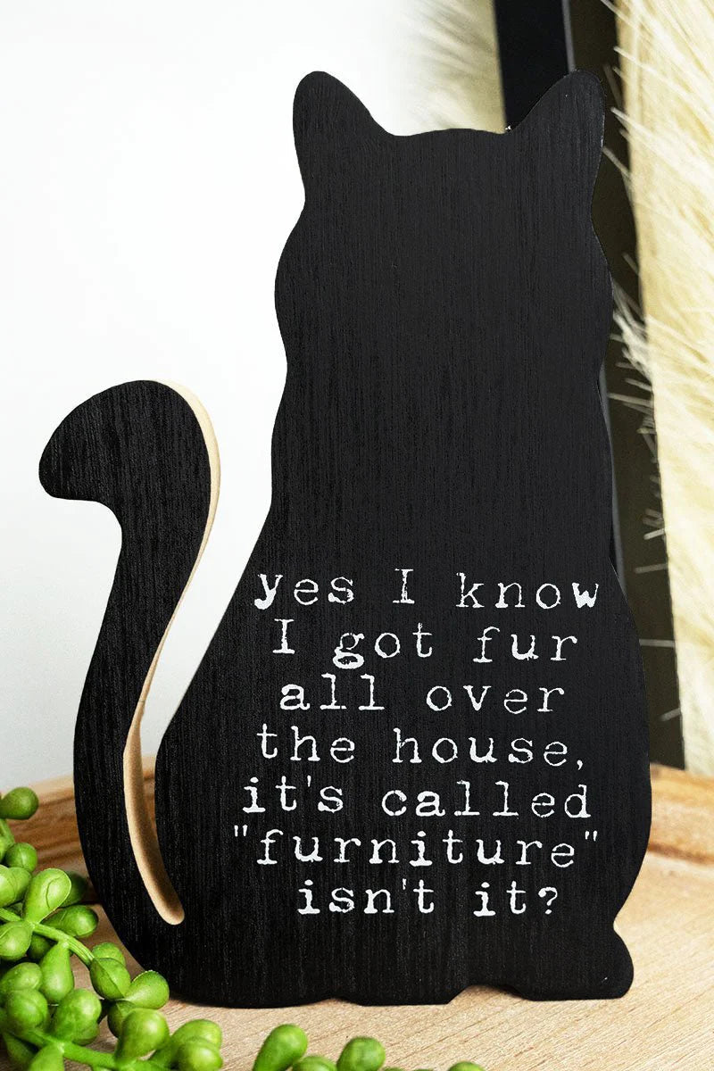 "Fur-niture" Wood Sign