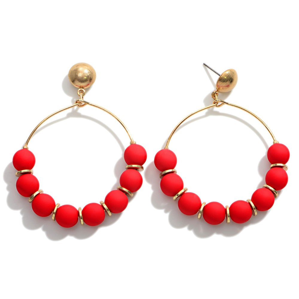 Amonna's Beaded Hoops